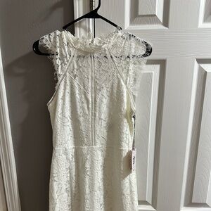 White dress. Size small. NWT